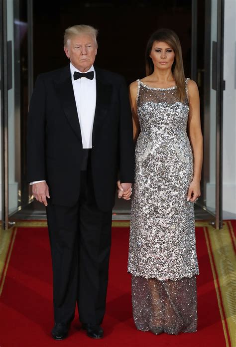 melania chanel gown cost|Melania Trump wears Chanel dress at state dinner with France.